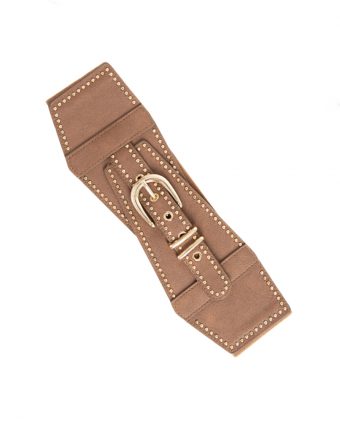 Cinturón Beige Dorado