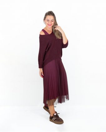 Conjunto Miscell Granate