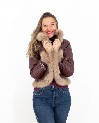 Chaqueta Encanto Granate