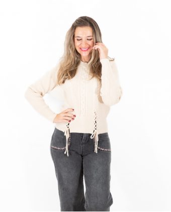 Jersey Trenzas Beige