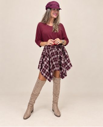 Conjunto Escocia Burdeos