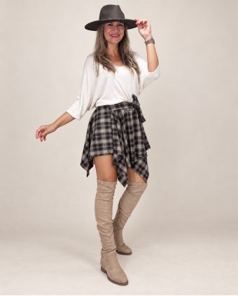 Conjunto Escocia Marron